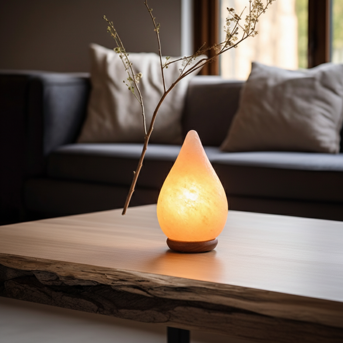 Tear Drop Shape Himalayan Salt Lamp