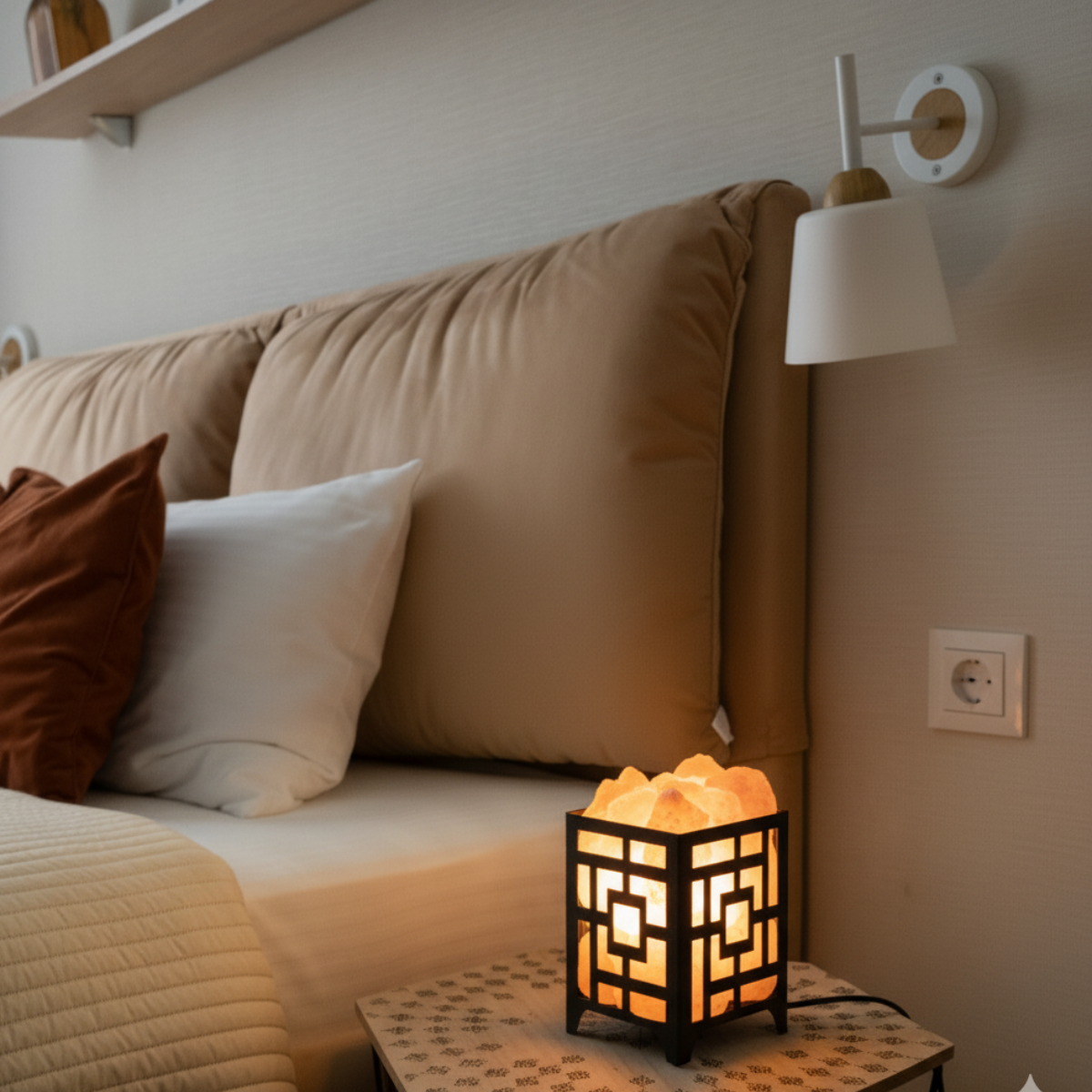 Basket Shape Himalayan Salt Lamp