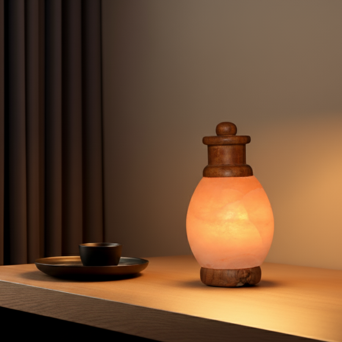 Lantern (Lalten) Shape Himalayan Salt Lamp