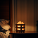 USB Wood Frame Himalayan Salt Lamp