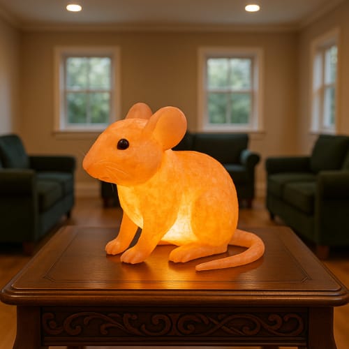 Pink Himalayan Salt Mouse